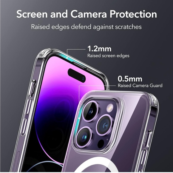 ESR Clear iPhone 14 Pro Case - Compatible with MagSafe - Picture 2 of 15